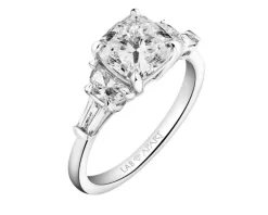 Apart Pierścionek z białego złota z diamentami laboratoryjnymi - 2,55 ct - próba 750< Pierścionki