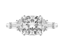 Apart Pierścionek z białego złota z diamentami laboratoryjnymi - 2,55 ct - próba 750< Pierścionki