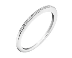 Apart Pierścionek z białego złota z diamentami - 0,03 ct - próba 585< Pierścionki