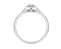 Apart Pierścionek z białego złota z diamentami - 0,19 ct - próba 585< Pierścionki