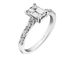 New Apart Pierścionek z białego złota z diamentami - SI1/H - 1,19 ct - próba 750