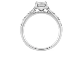 New Apart Pierścionek z białego złota z diamentami - SI1/H - 1,19 ct - próba 750