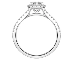 Clearance Apart Pierścionek z białego złota z diamentami laboratoryjnymi - 1,16 ct - próba 585
