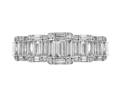Apart Pierścionek z białego złota z diamentami - 0,72 ct - próba 585< Wszystkie