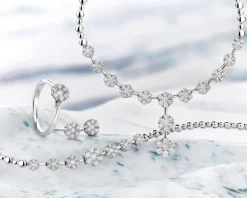 Apart Pierścionek z białego złota z brylantami - 0,30 ct - próba 585< Pierścionki