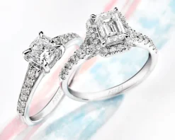 Apart Pierścionek z białego złota z diamentami - SI1/H - 1,50 ct - próba 750< Pierścionki