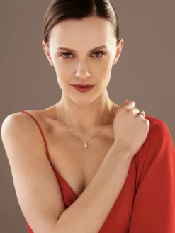 Apart Pierścionek z białego złota z diamentami - SI1/H - 1,50 ct - próba 750< Pierścionki