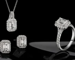 Apart Pierścionek z białego złota z diamentami - SI1/H - 1,50 ct - próba 750< Pierścionki