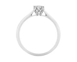 Best Apart Pierścionek z białego złota z brylantem - 0,20 ct - próba 585
