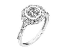Apart Pierścionek z białego złota z diamentami - 1,04 ct - próba 750< Pierścionki