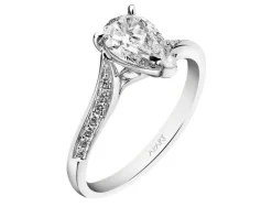 Apart Pierścionek z białego złota z diamentami - 1,10 ct - próba 750