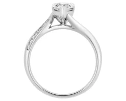 Apart Pierścionek z białego złota z diamentami - 1,10 ct - próba 750