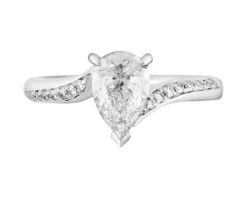 Apart Pierścionek z białego złota z diamentami - 1,10 ct - próba 750
