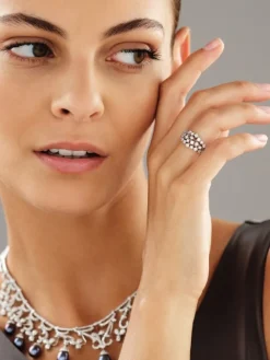 Discount Apart Pierścionek z białego złota z brylantami - 1,00 ct - próba 585
