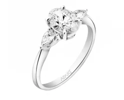 Clearance Apart Pierścionek z białego złota z diamentami - SI2/H - 1,30 ct - próba 750