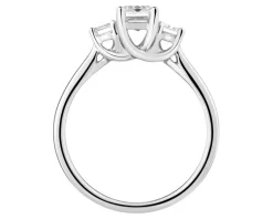 Discount Apart Pierścionek z białego złota z diamentami laboratoryjnymi - 1,52 ct - próba 750