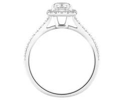 Online Apart Pierścionek z białego złota z diamentami laboratoryjnymi - 1,25 ct - próba 750