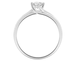 Clearance Apart Pierścionek z białego złota z brylantem - 0,24 ct - próba 585