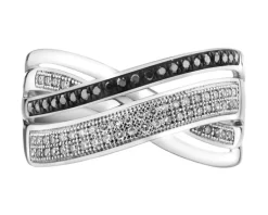 New Apart Pierścionek z białego złota z diamentami - 0,25 ct - próba 585