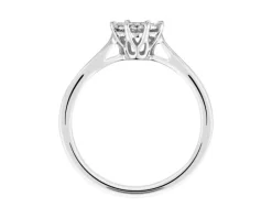 Apart Pierścionek z białego złota z diamentami - 0,34 ct - próba 585< Pierścionki