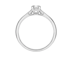 Discount Apart Pierścionek z białego złota z brylantem - 0,40 ct - próba 750