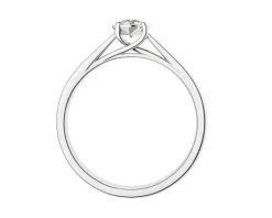 Sale Apart Pierścionek z białego złota z brylantem - 0,08 ct - próba 585