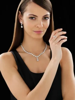 Clearance Apart Pierścionek z białego złota z brylantami - 0,68 ct - próba 750