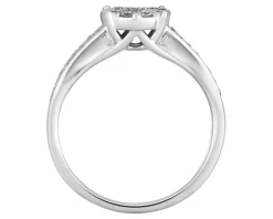 Apart Pierścionek z białego złota z brylantami - 0,50 ct - próba 585