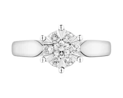 Apart Pierścionek z białego złota z brylantami - 0,35 ct - próba 585