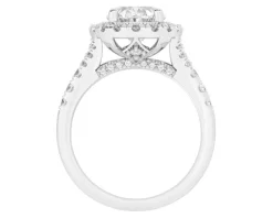 New Apart Pierścionek z białego złota z diamentami - VS2/H - 2,70 ct - próba 750