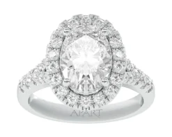 New Apart Pierścionek z białego złota z diamentami - VS2/H - 2,70 ct - próba 750