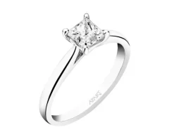 Apart Pierścionek z białego złota z diamentem - SI1/H - 0,50 ct - próba 585< Pierścionki