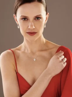 Apart Pierścionek z białego złota z diamentami - SI1/H - 1,50 ct - próba 750< Wszystkie