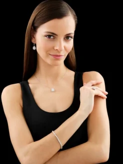 Discount Apart Pierścionek z białego złota z diamentami - SI1/G - 0,85 ct - próba 585