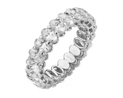 Apart Pierścionek z białego złota z diamentami - Eternity - 4,20 ct - próba 750< Pierścionki