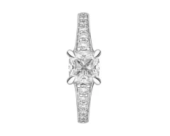 Apart Pierścionek z białego złota z diamentami - SI1/H - 1,21 ct - próba 750< Pierścionki