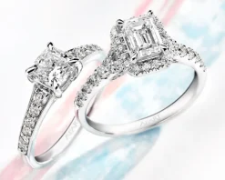 Apart Pierścionek z białego złota z diamentami - SI1/H - 1,21 ct - próba 750< Pierścionki