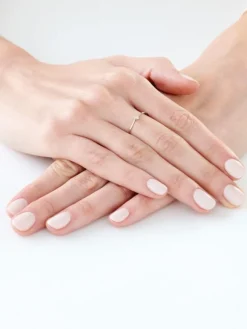 Apart Pierścionek z białego złota z brylantem - 0,01 ct - próba 585< Pierścionki