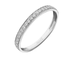 Apart Pierścionek z białego złota z brylantami - 0,13 ct - próba 585< Pierścionki