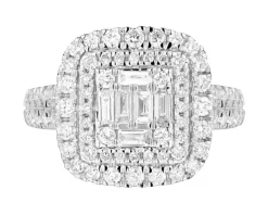 Apart Pierścionek z białego złota z diamentami - 1,00 ct - próba 585