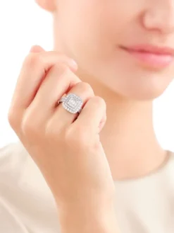 Apart Pierścionek z białego złota z diamentami - 1,00 ct - próba 585