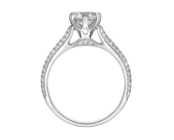 Best Apart Pierścionek z białego złota z brylantami - SI1/H - 1,35 ct - próba 750