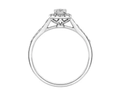 Apart Pierścionek z białego złota z brylantami - 0,48 ct - próba 750