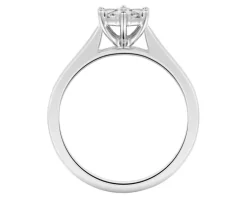Apart Pierścionek z białego złota z brylantami - 0,25 ct - próba 585< Pierścionki