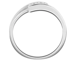 Apart Pierścionek z białego złota z brylantami - 0,11 ct - próba 585< Pierścionki