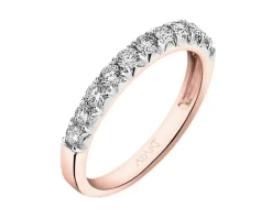 Clearance Apart Pierścionek z różowego złota z brylantami - 0,50 ct - próba 585