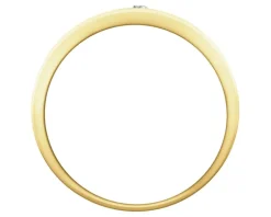 Apart Pierścionek z żółtego i białego złota z brylantem - 0,008 ct - próba 585< Pierścionki