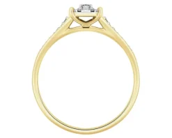 Apart Pierścionek z żółtego i białego złota z brylantami - 0,18 ct - próba 585< Wszystkie