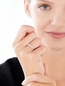 Apart Pierścionek z żółtego i białego złota z brylantami - 0,26 ct - próba 585< Pierścionki