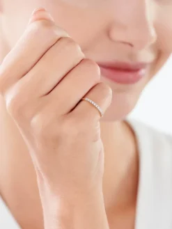 New Apart Pierścionek z żółtego i białego złota z brylantami - 0,06 ct - próba 585